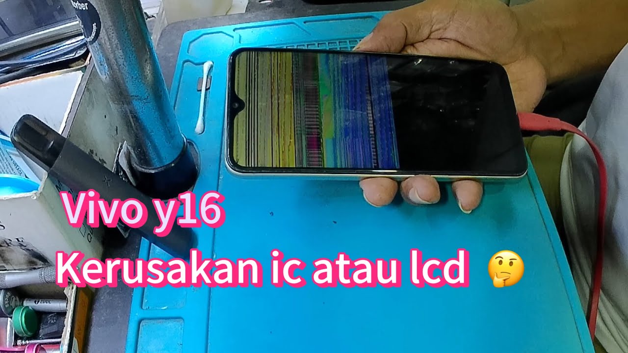 Vivo y16 lcd kayak tv rusak