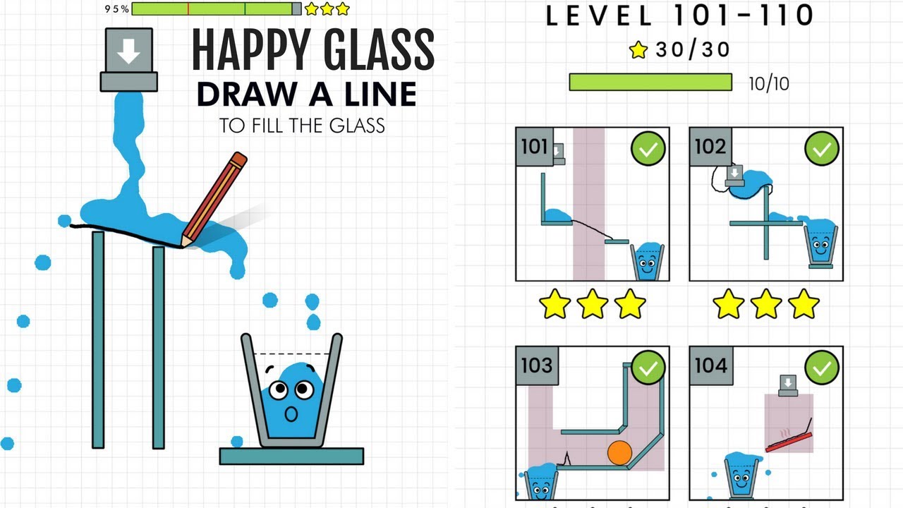 Happy Glass Level 101 to 110