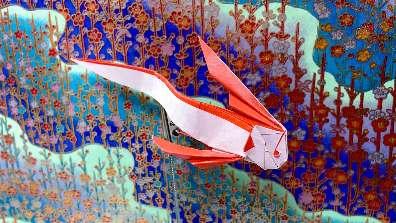 【Origami】Oarfish How to fold 【折り紙】リュウグウノツカイの折り方
