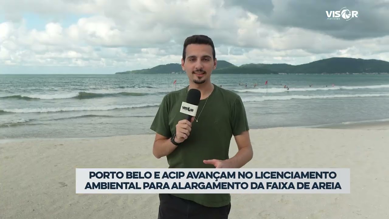 Alargamento da Praia do Perequê avança em Porto Belo com licenciamento ambiental