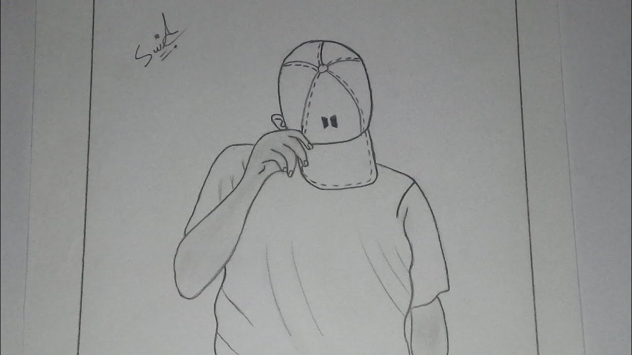 How to draw a Attitude boys drawing 