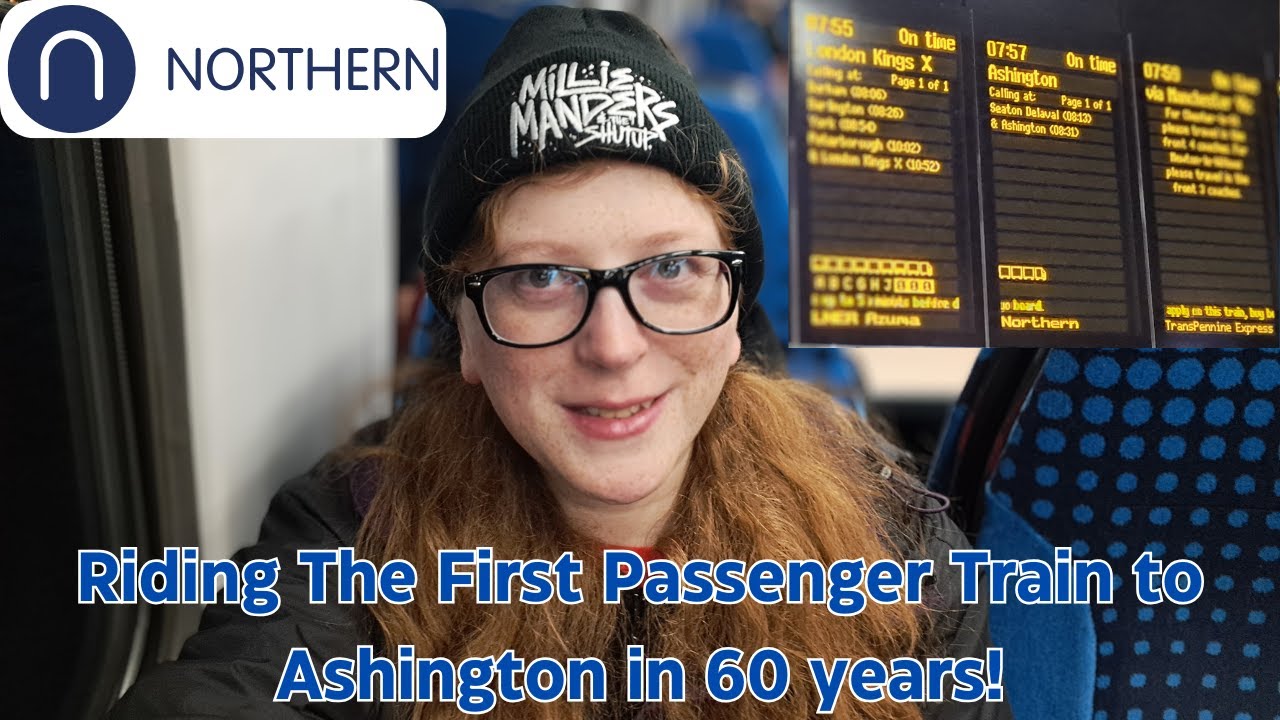 Riding The First Passenger Train to Ashington in 60 years!
