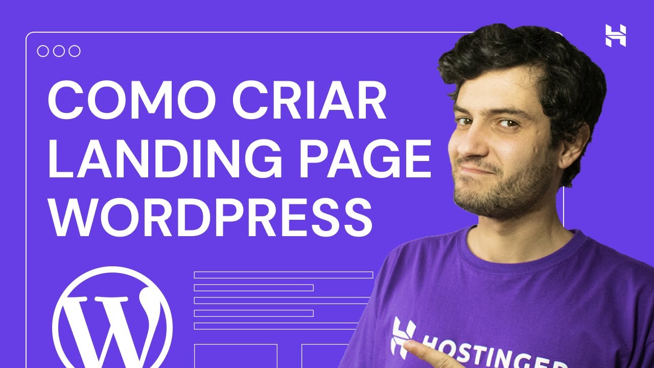Landing Page WordPress 📃 (2025) Hostinger Brasil