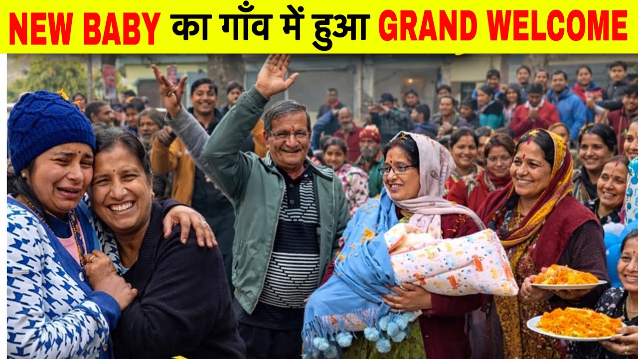 Delivery ￼के बाद New Baby का गाँव में हुआ Grand Welcome 🤗 || पूरा गाँव रोने लगा || Family Vlog 