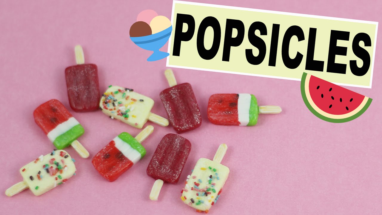 Popsicles/Glaces à l'eau⎪Fimo