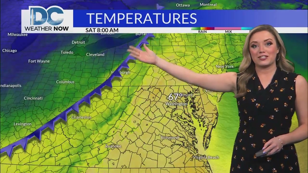 Weekend forecast for Arlington - 4/25/25