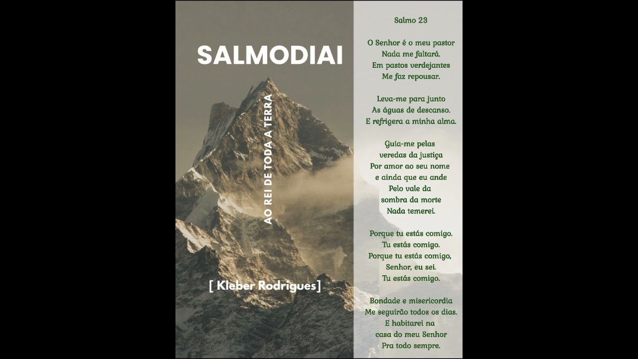 Álbum Salmodiai — Salmo 23