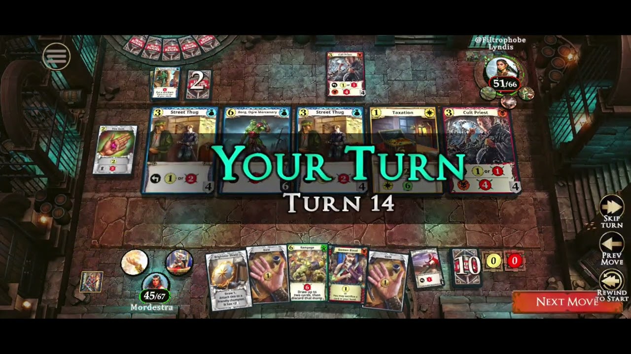 Hero realms: cleric vs Elf Ranger: video 6