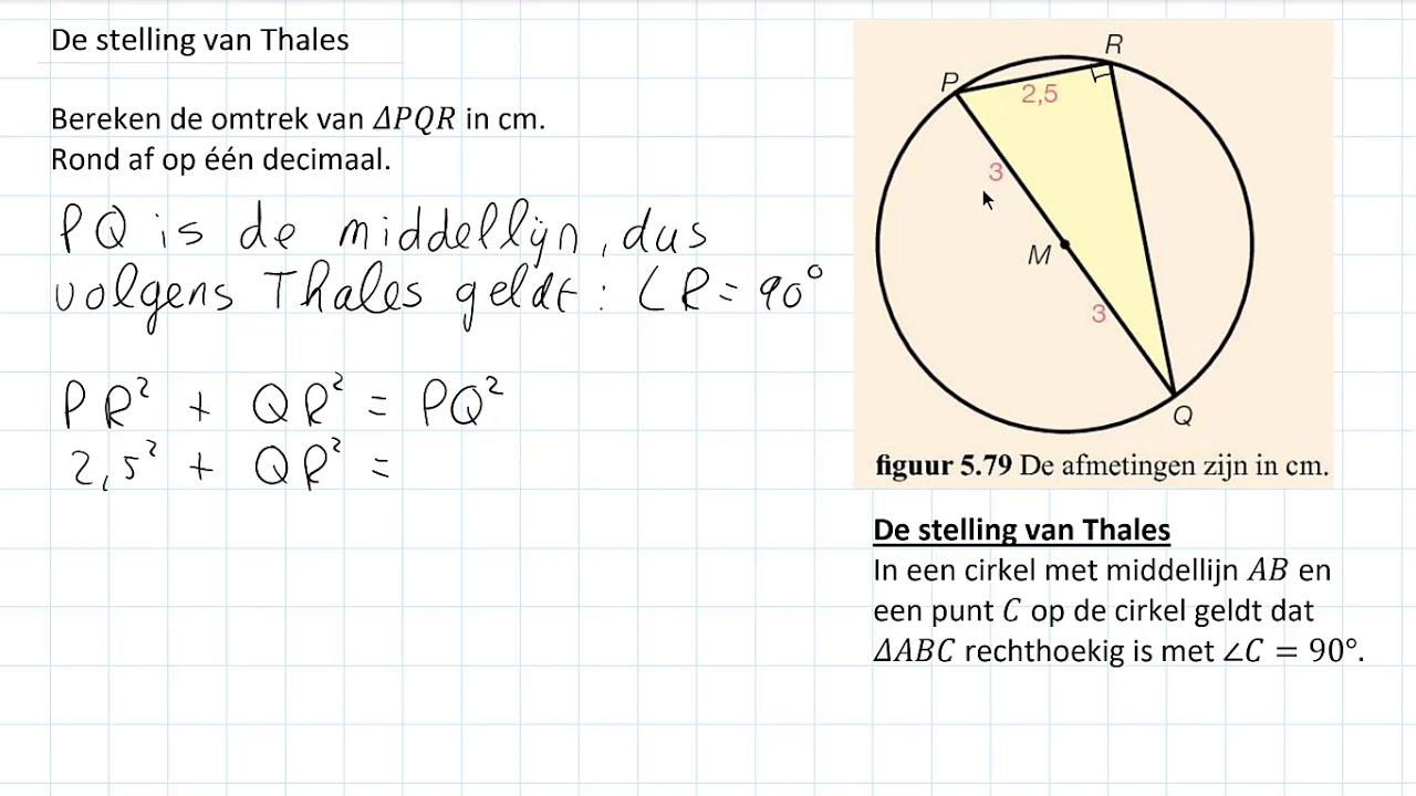 De stelling van Thales (2 VWO)