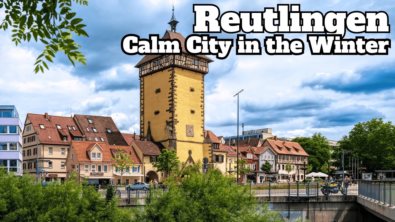 Reutlingen in Winter Small City, Peaceful Moments