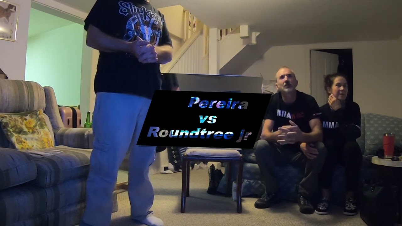 UFC 307 Перейра Раундтри-младший. Полная реакция на бой.