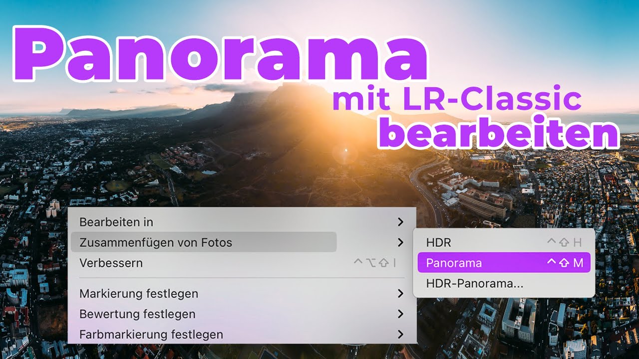 DJI Panos in Lightroom Classic bearbeiten