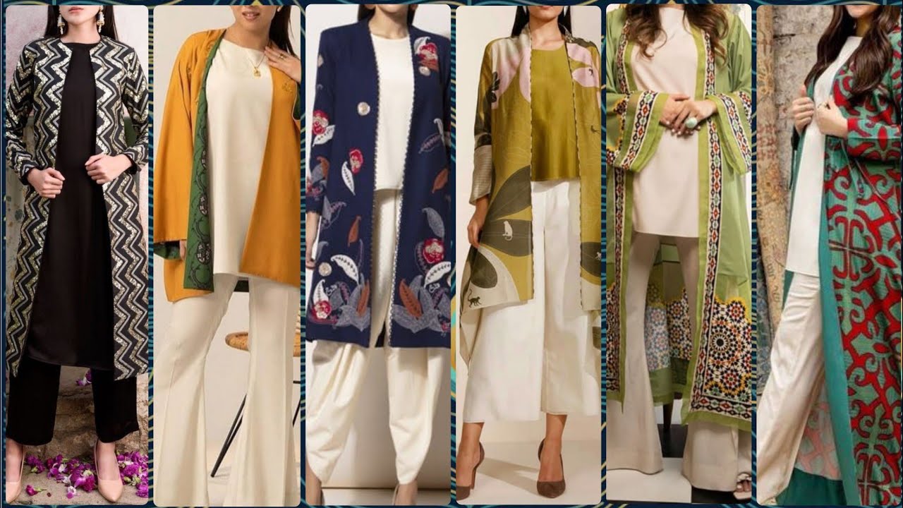 Front Open Double Shirt Dress Designs || Casual Gown Style Dress Designs || Dress Designs For Girls