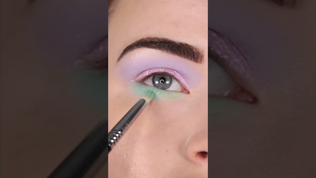 Pastel spring eyeshadow tutorial #eyeshadowtutorial