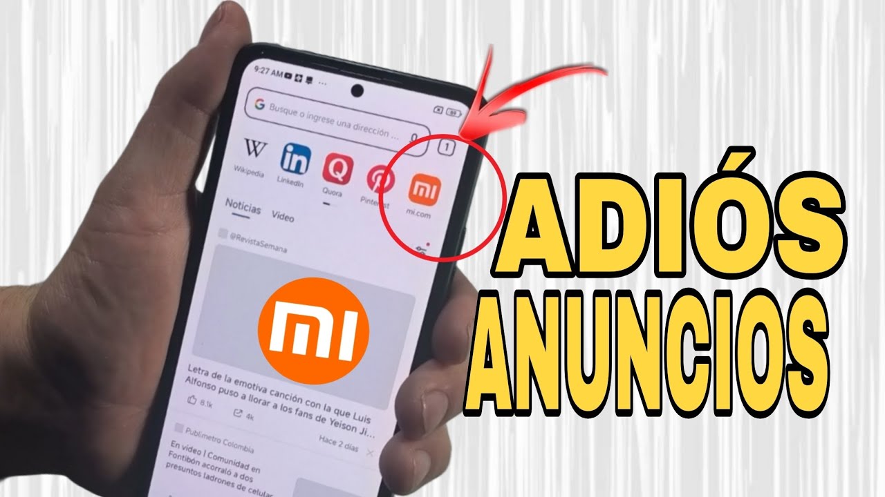 COMO QUITAR ANUNCIOS, PUBLICIDAD EN MI CELULAR XIAOMI Y POCO | Guía 2026