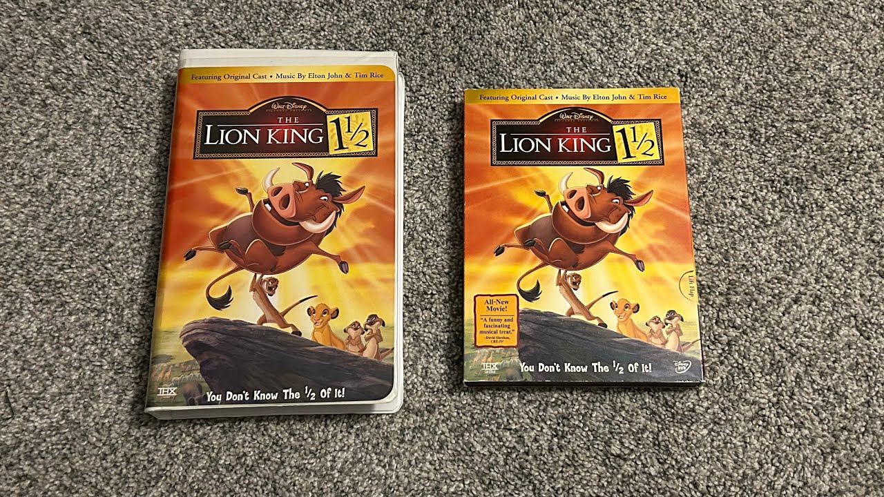 The Lion King 1 1/2 (2004) Comparison Video
