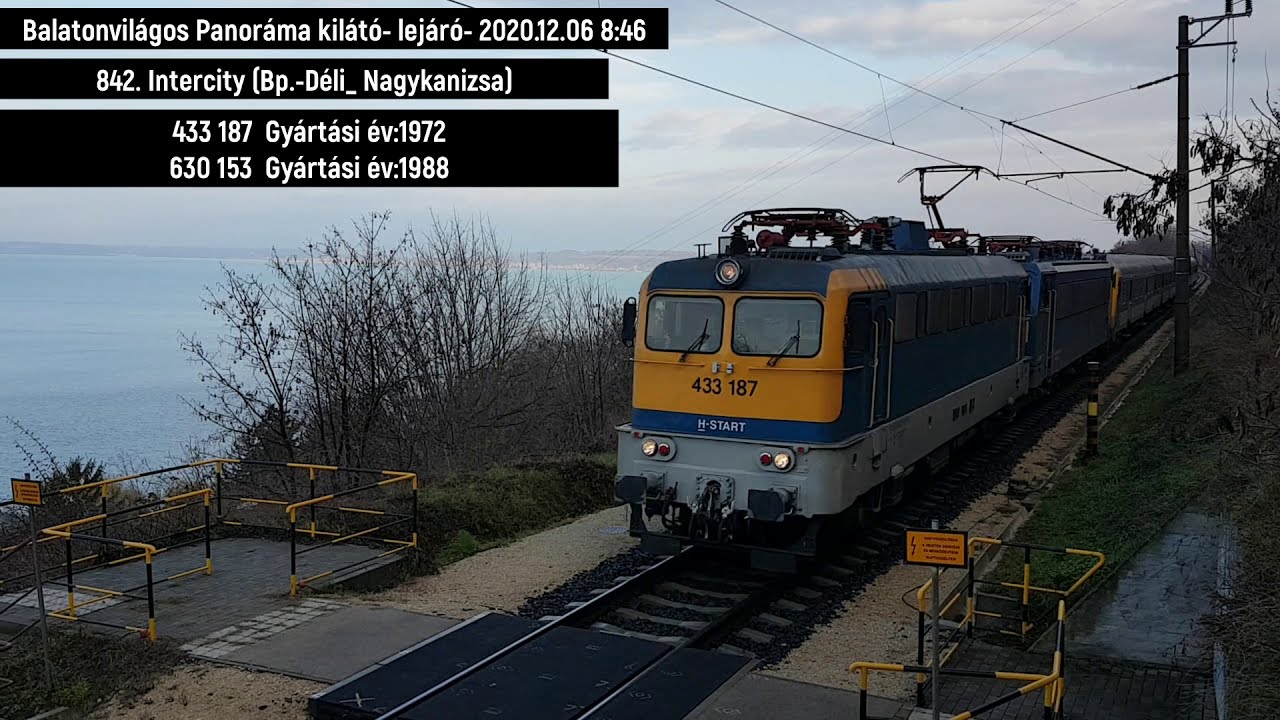 Reggeli vonatok a Balaton déli partján