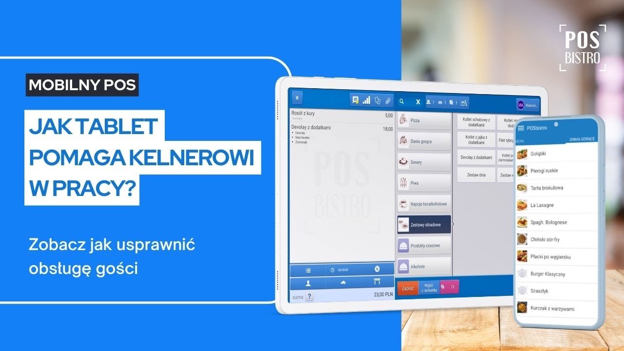 Tablet dla kelnera, czyli profesjonalna obsługa z mobilnym systemem POS
