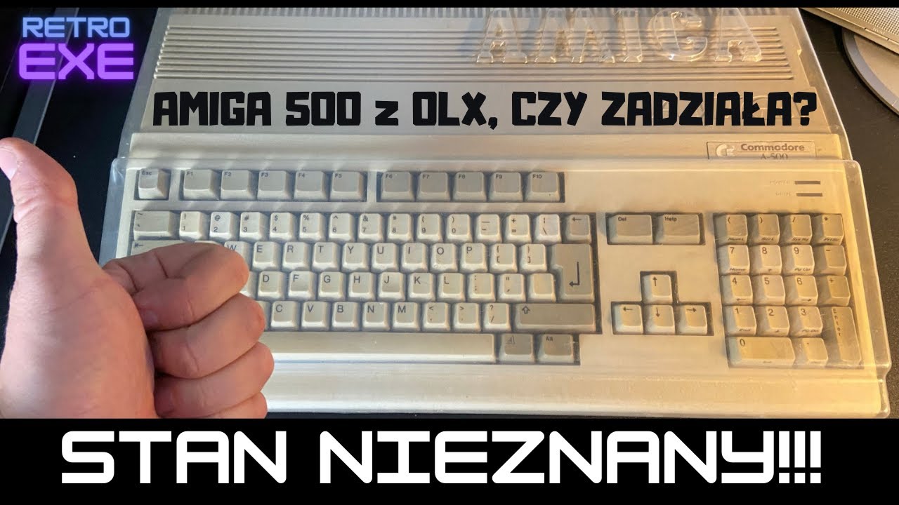 Złom czy perełka? Amiga 500 w stanie nieznanym z OLX - zobaczmy.