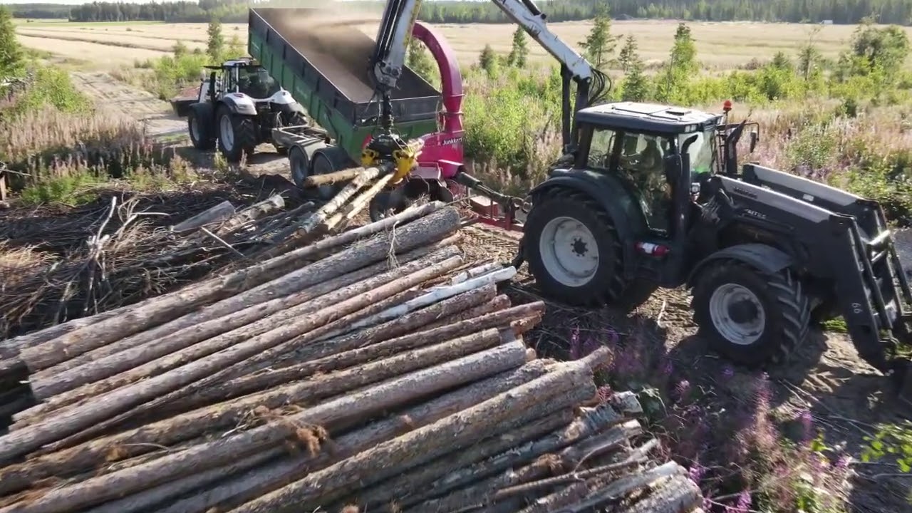 Рубительная машина Junkkari HJ500. Диаметр измельчения 50 см!