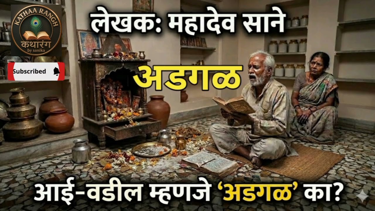अडगळ |महादेव साने# Kathaarangh कथारंग bySanika #Marathi Audio Story