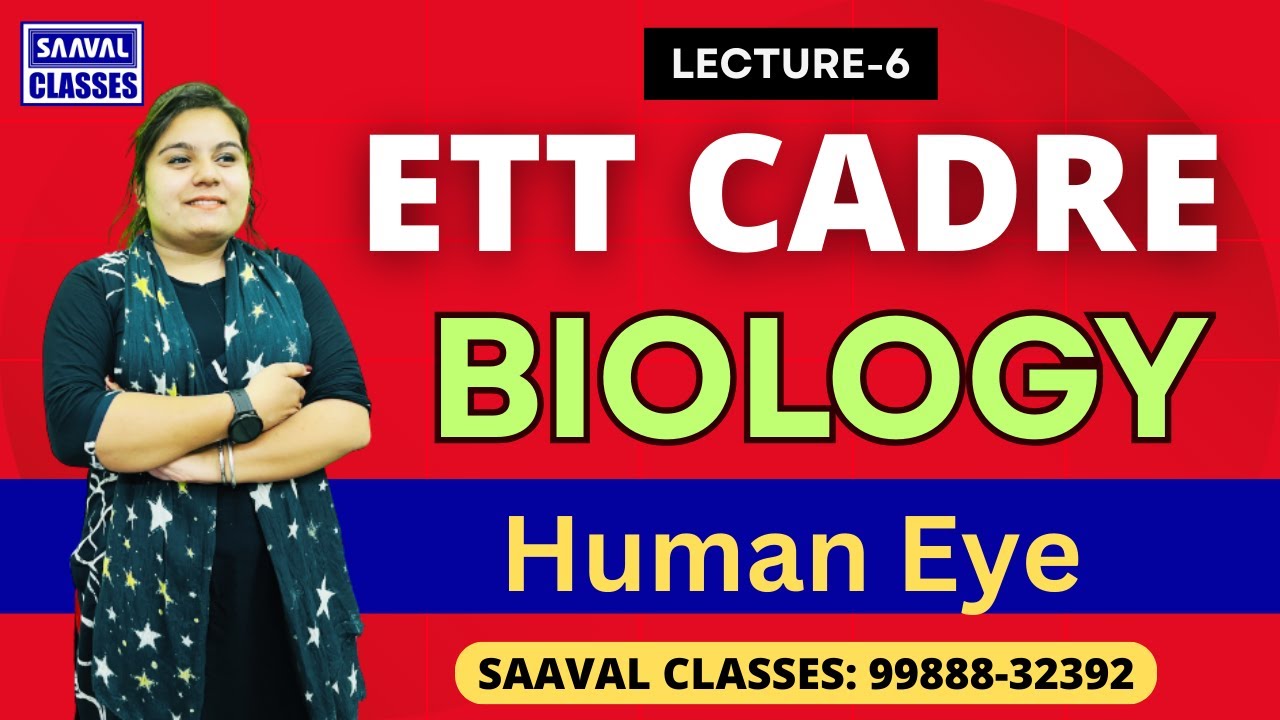 Biology Day-6 Human Eye | ETT Cadre | SAAVAL CLASSES Abohar | M: 99888-32392