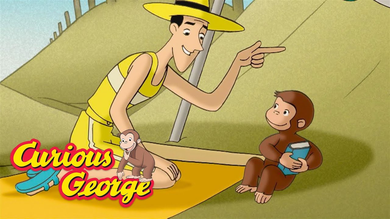 George's Day at the Beach 🐵 Curious George 🐵 Kids Cartoon 🐵 Kids Movies