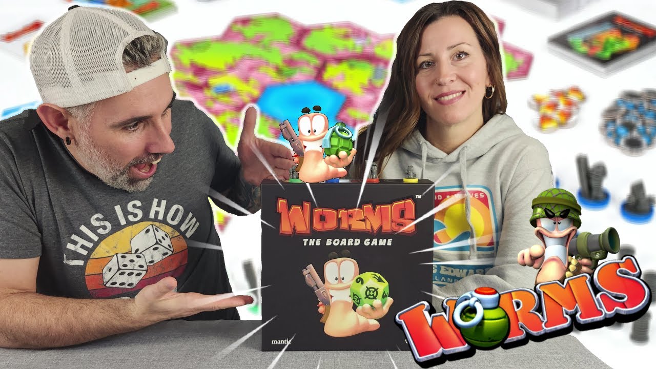 Worms The Board Game | Playthrough!