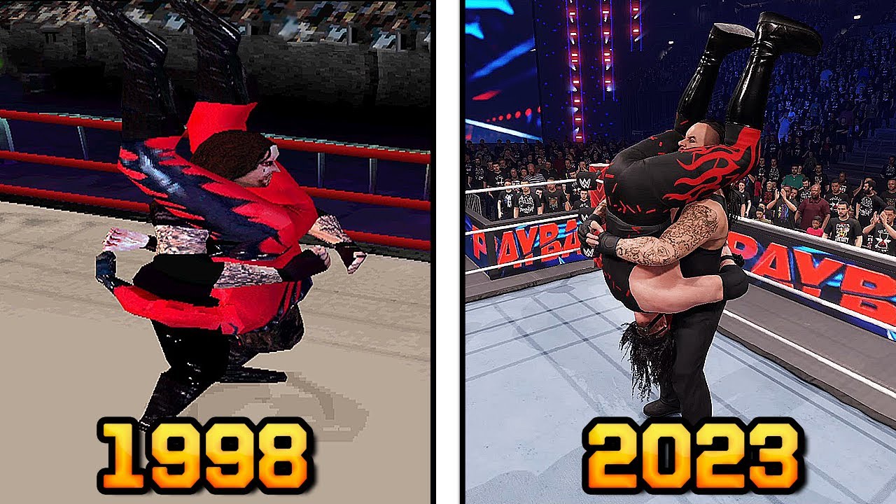 The Evolution of Tombstone Piledriver in WWE Games! - WWE 2K23