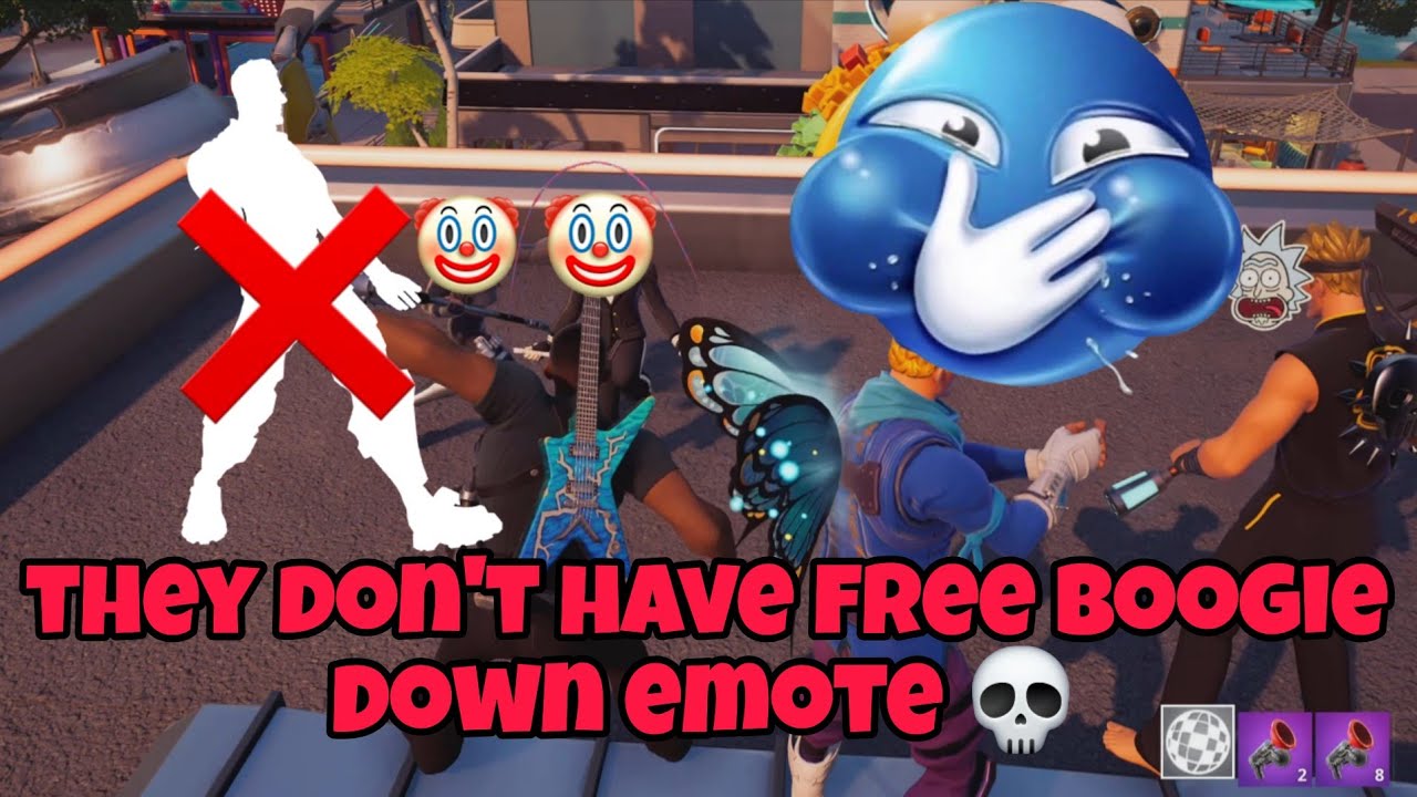TWO TOXIC E-DATERS DON'T HAVE FREE BOOGIE DOWN EMOTE 💀😂 (Party Royale)