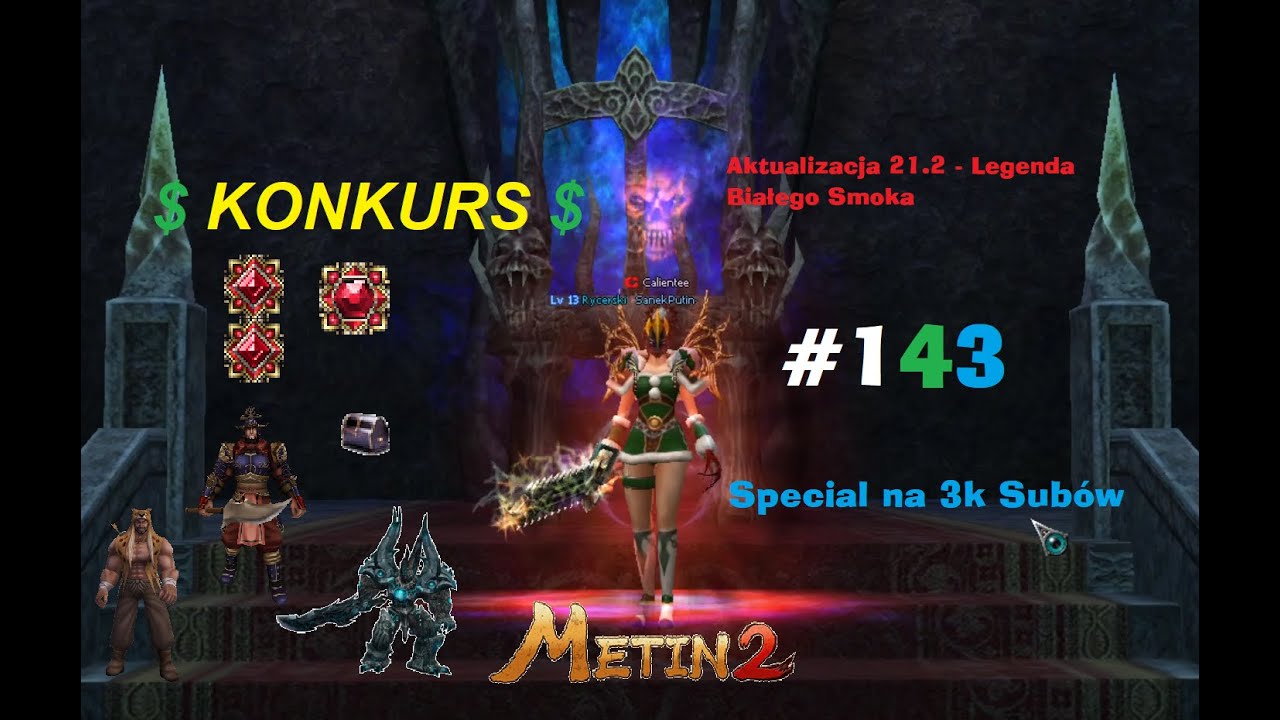 Metin2.PL Polska Mixtape#143 Aktualizacja 21.2 - Zejście Północnego Wiatru / Rubin #Metin2 + KONKURS