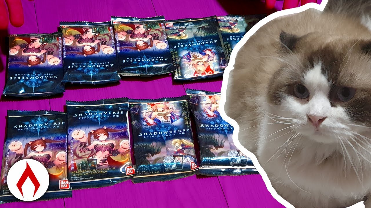 Opening Shadowverse Biscuits w/ my sister! (+ CAT CAM)