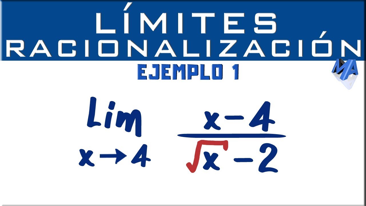 Solución de límites por racionalización | Ejemplo 1