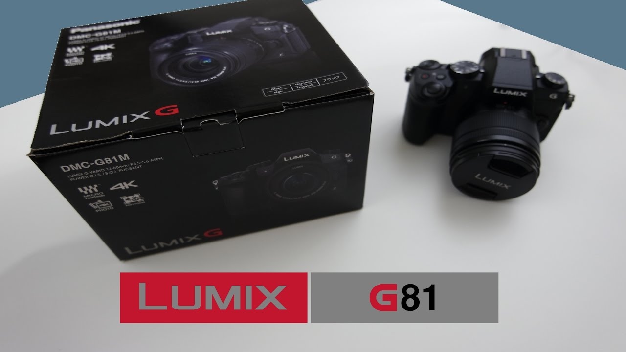 Appareil photo PANASONIC LUMIX G80 / G81 - Déballage et prise en main