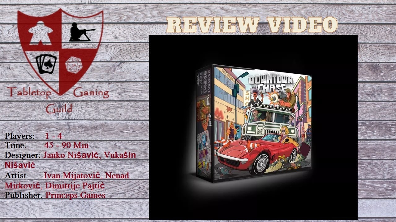 Downtown Chase Board Game Review