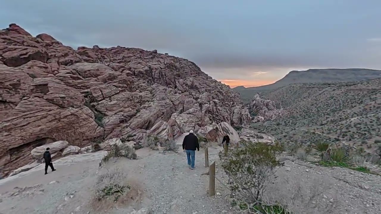 Red Rock Canyon in Las Vegas, Nevada, 4K UHD (Shot on DJI Osmo 360).