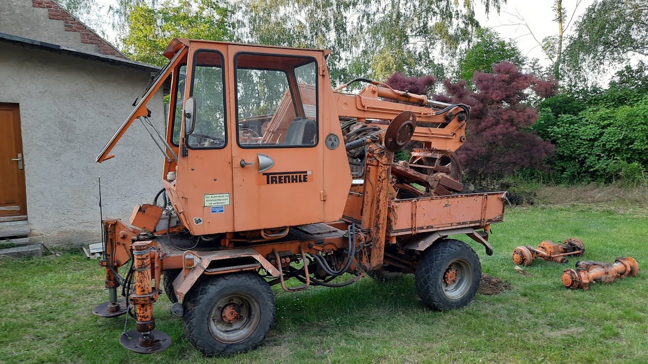 Trenkle #4 _ Bagger - Deutz Motor zur Anprobe