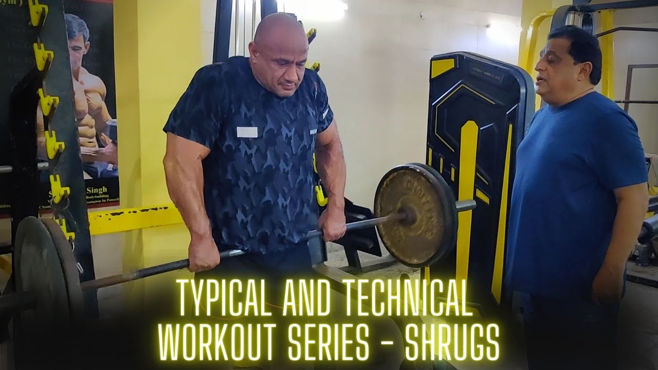 Typical And Technical Workout Series - Shrugs | Shoulder Workout