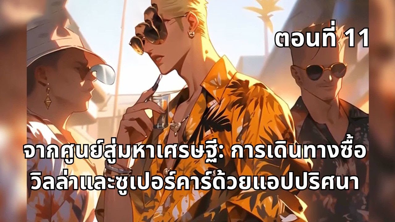 ตอนที่  11 |  จากศูนย์สู่มหาเศรษฐี: การเดินทางซื้อวิลล่าและซูเปอร์คาร์ด้วยแอปปริศนา