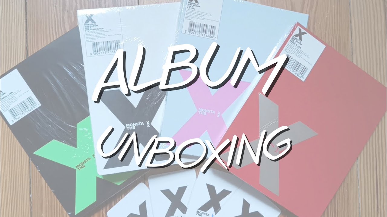 Unboxing MONSTA X 13th Mini Album The X | Распаковка альбома MONSTA X