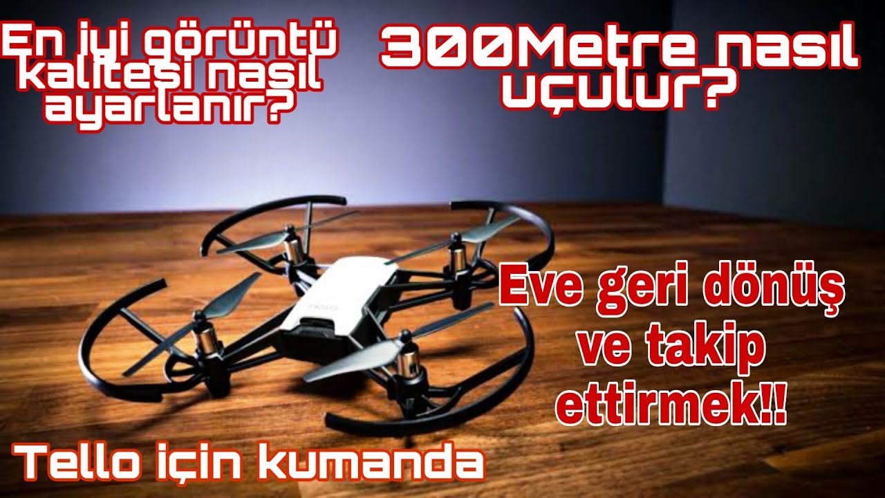 Dji Tello ile uzak mesafe testi, görüntü kalitesi Tellofpv