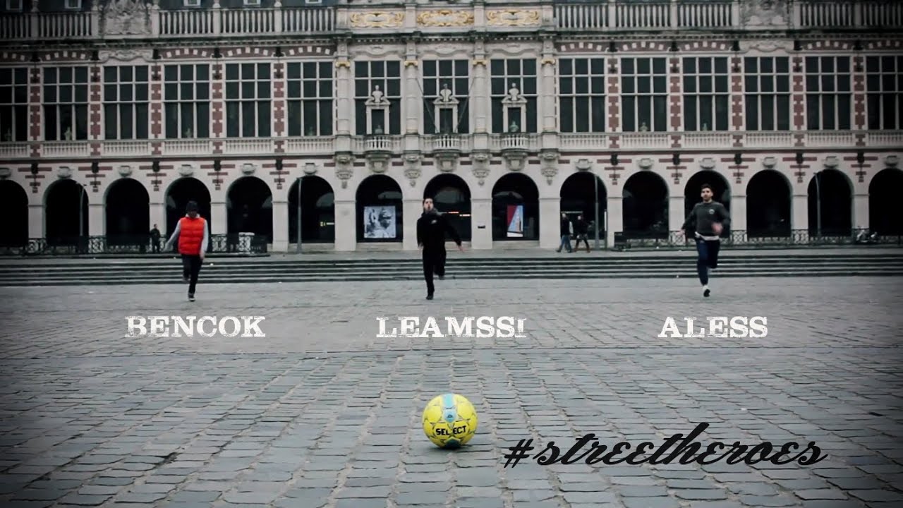 Electrabel Street Heroes 2015 kick-off with Soufiane Bencok, Léamssi & Aless
