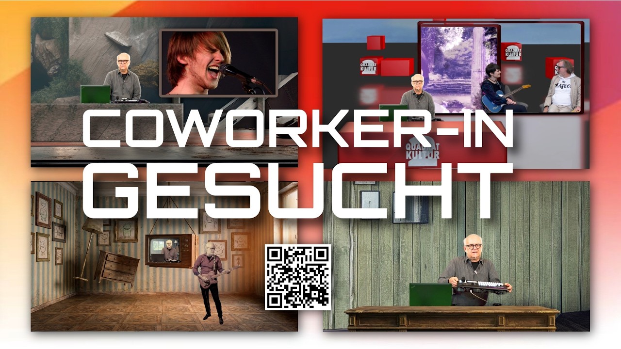 Coworker-innen im virtuellen TV-Studio