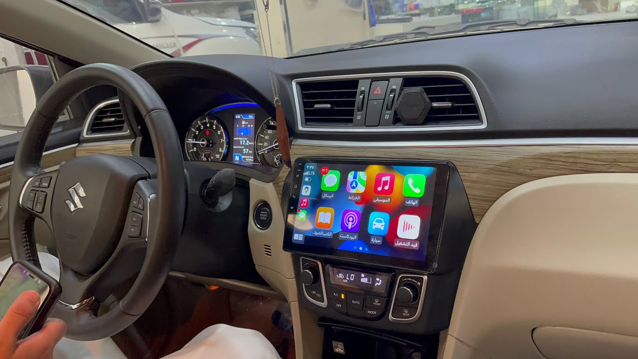 شاشة سوزوكي سياز 2020-2022 نظام اندرويد وأبل كار بلي Apple CarPlay لطلب 055973581#سوزوكي