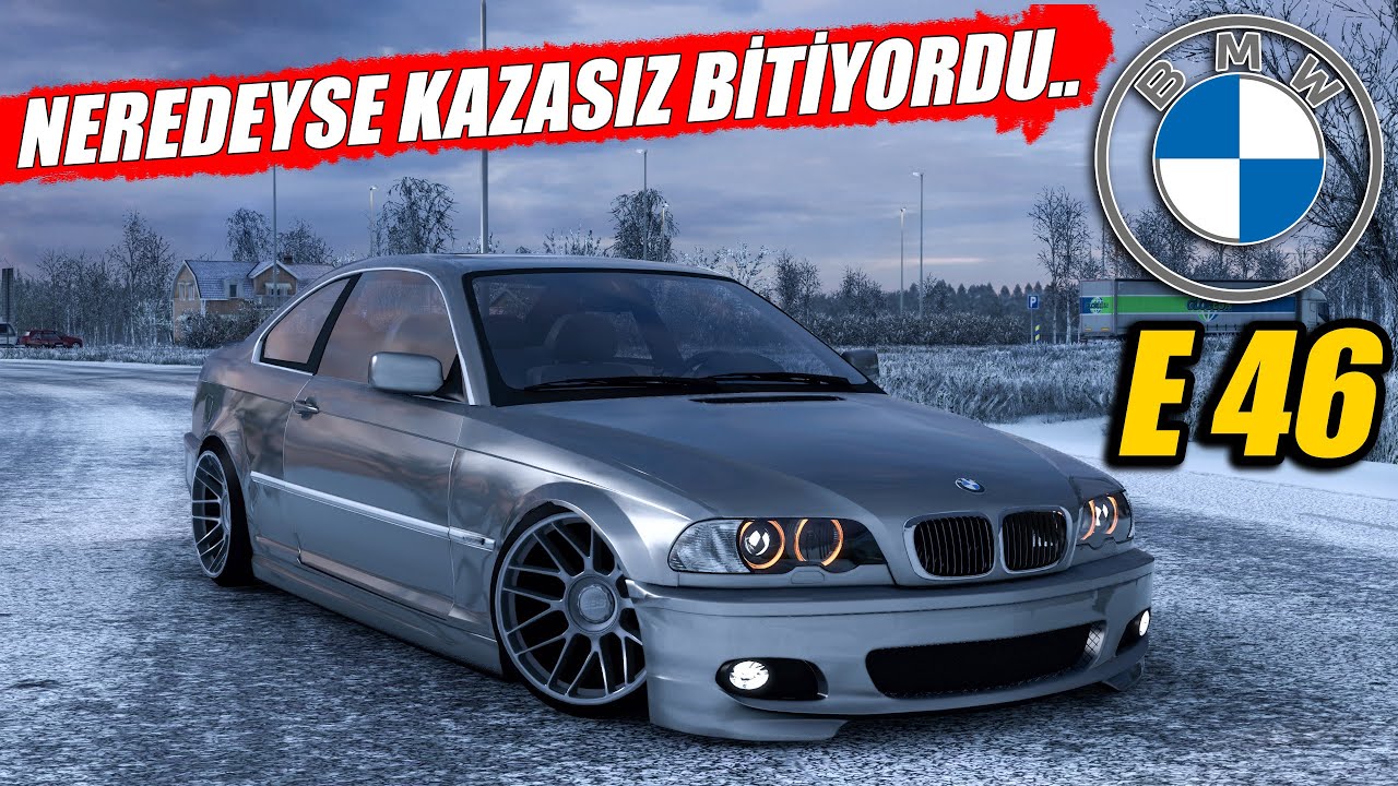 BMW E46 // EFSANE SES İLE FENA GAZLADIK // NEREDEYSE KAZASIZ GİDİYORDUK🤣| ETS2 PROMODS 1.46 !!