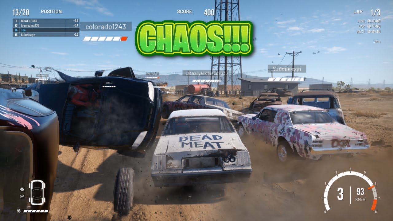 WRECKFEST IS PURE CHAOS!! #recommended #SWIFTEE16 #wreckfest