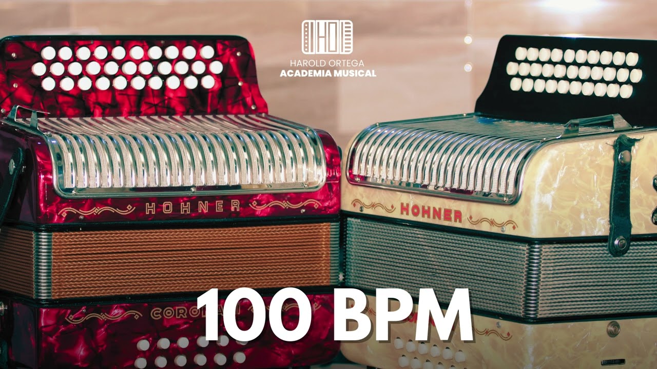 PISTA RITMICA PASEBOL / GUARACHA VALLENATA - 100 BPM