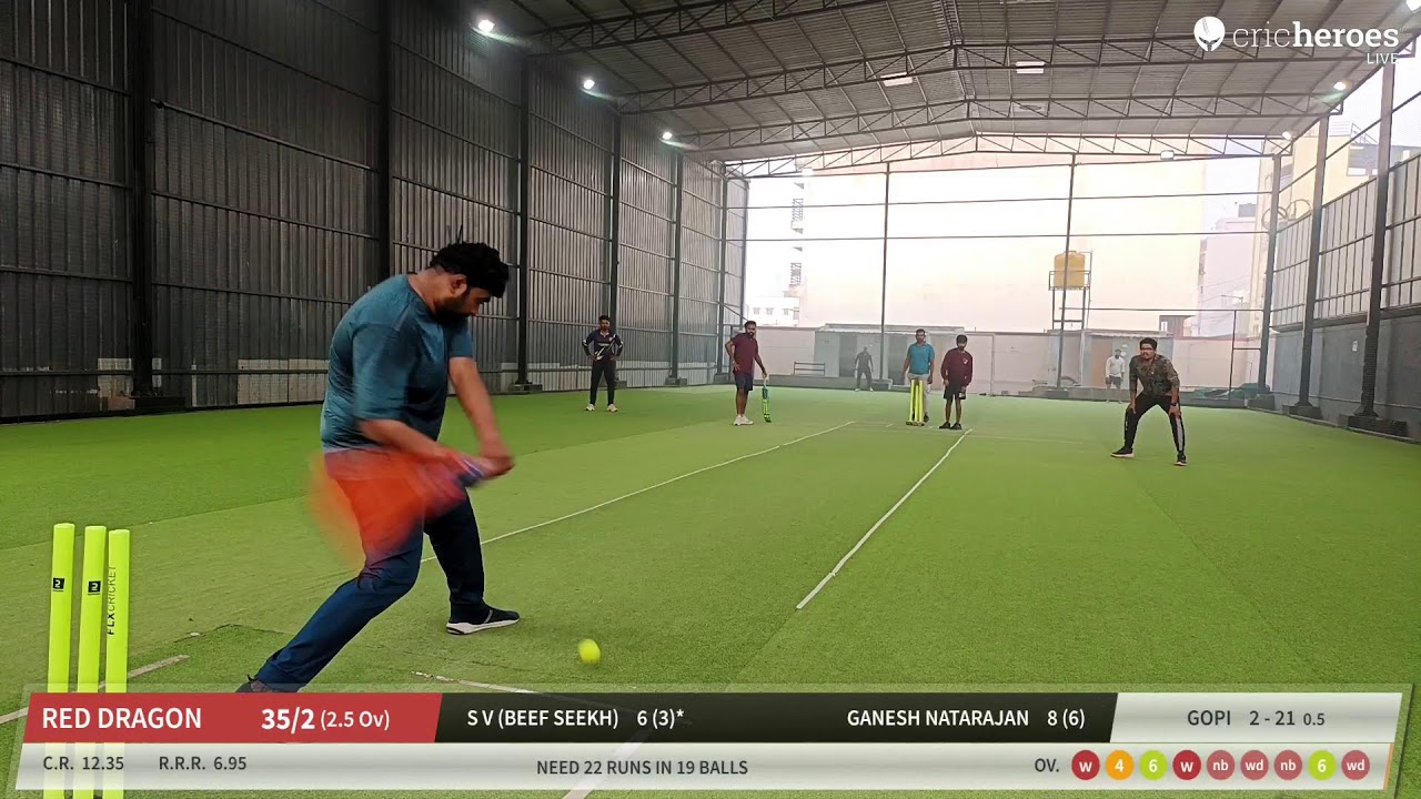 Spartans vs Red Dragon live cricket match | Valentine Powerplay  live - 7M Multi Sports Arena Chenn