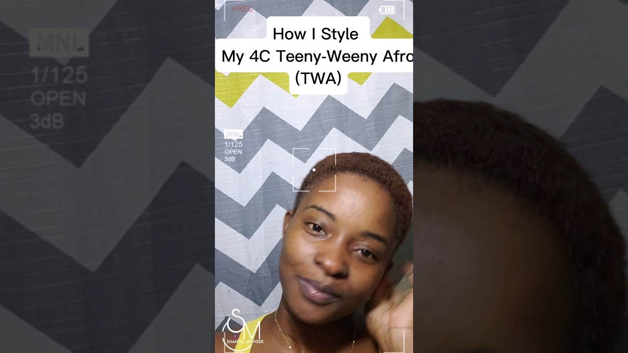 How I Style My 4C TWA #twa #bigchop #4chair #4chairstyles #stylesfoshorthair