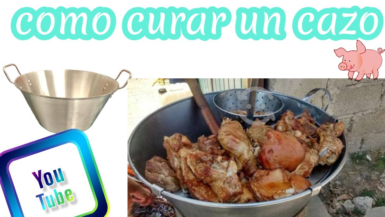 Como CURAR un cazo para carnitas